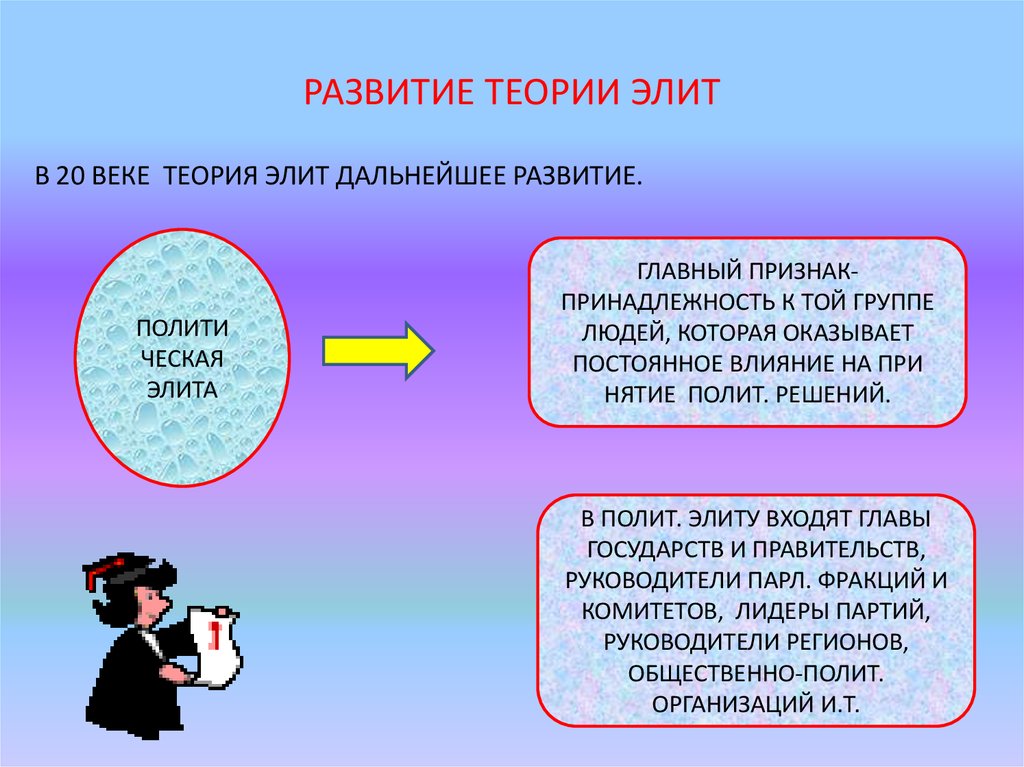 Теория элит. Теория Элит 20 века. Теория Элит схема. Элитарная теория развития.