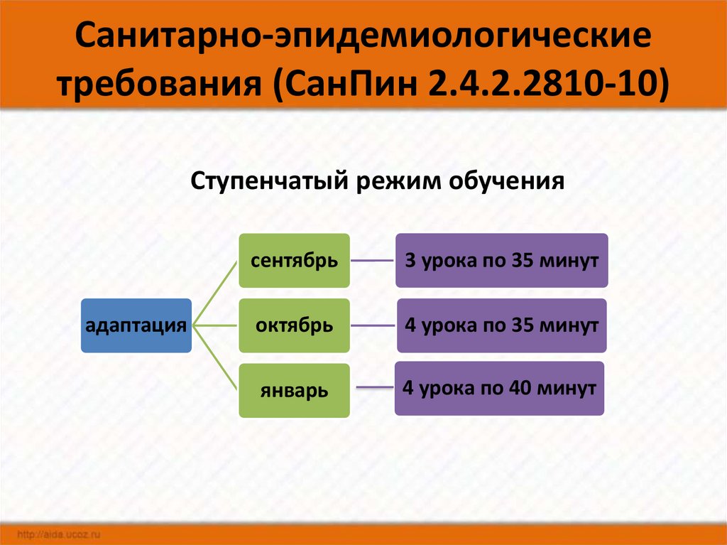 Санпин презентация на уроке