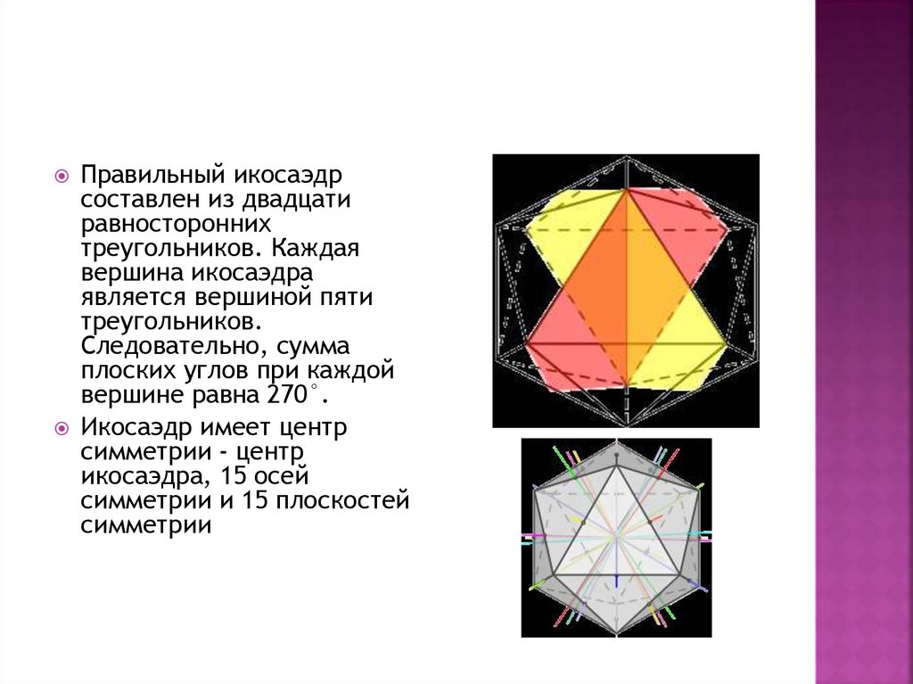 Чертеж правильный икосаэдр