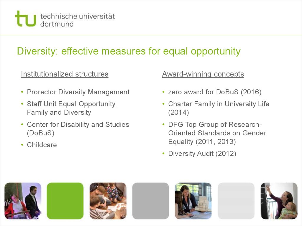 Diversity: effective measures for equal opportunity