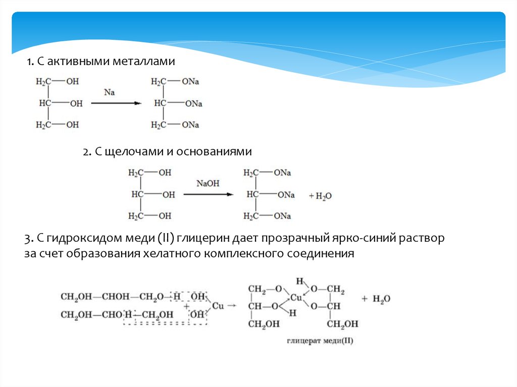 Взаимодействие глюкозы с гидроксидом меди 2