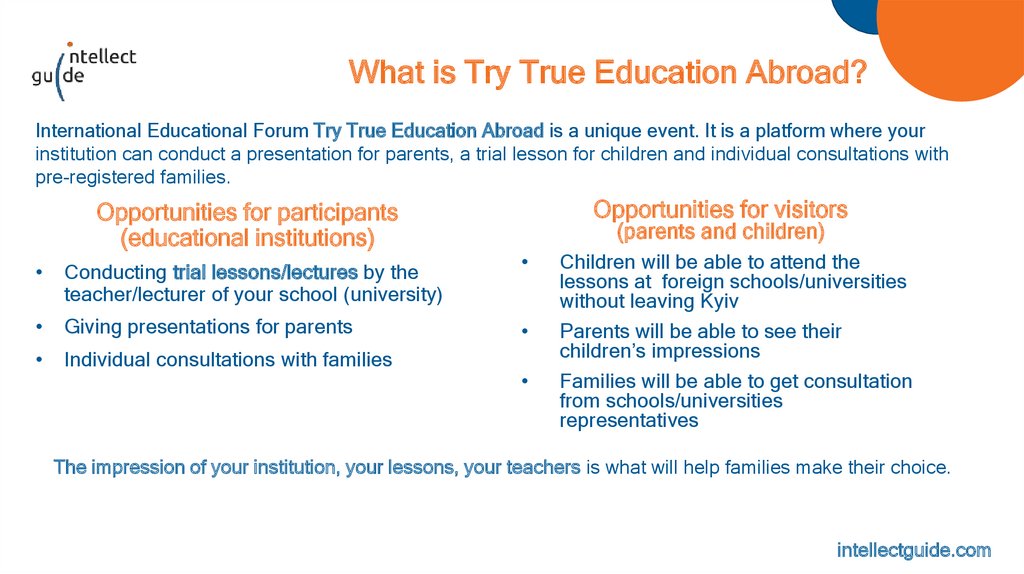 What is Try True Education Abroad?