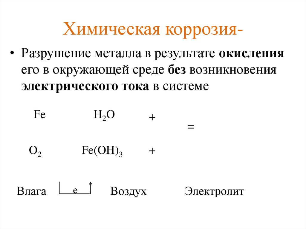 Презентация по химии коррозия металлов 9 класс