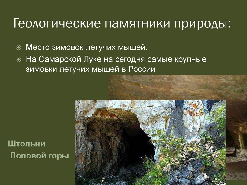 Геологические памятники природы: