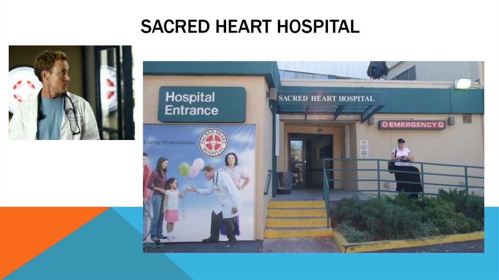 Больницы сердце. Больница Sacred Heart. Sacred Heart клиника. Sacred Heart Hospital Scrubs. Sacred Heart Hospital расположение люков.