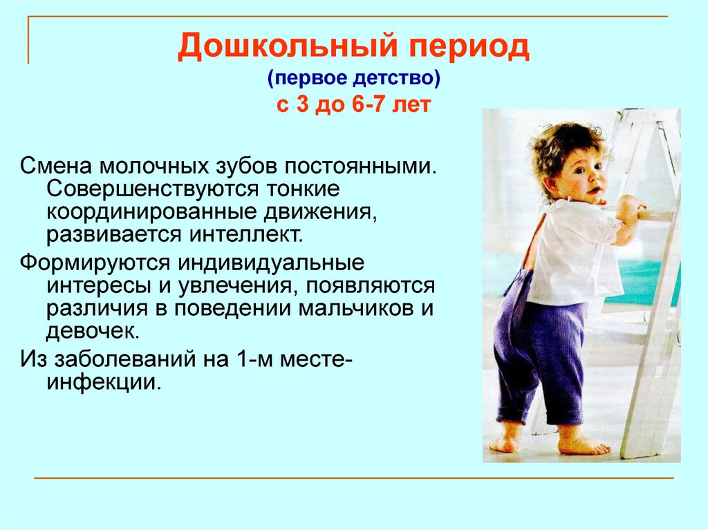 Дошкольный период характеристика. Период дошкольного детства. Особенности дошкольного периода. Дошкольный период заболевания.