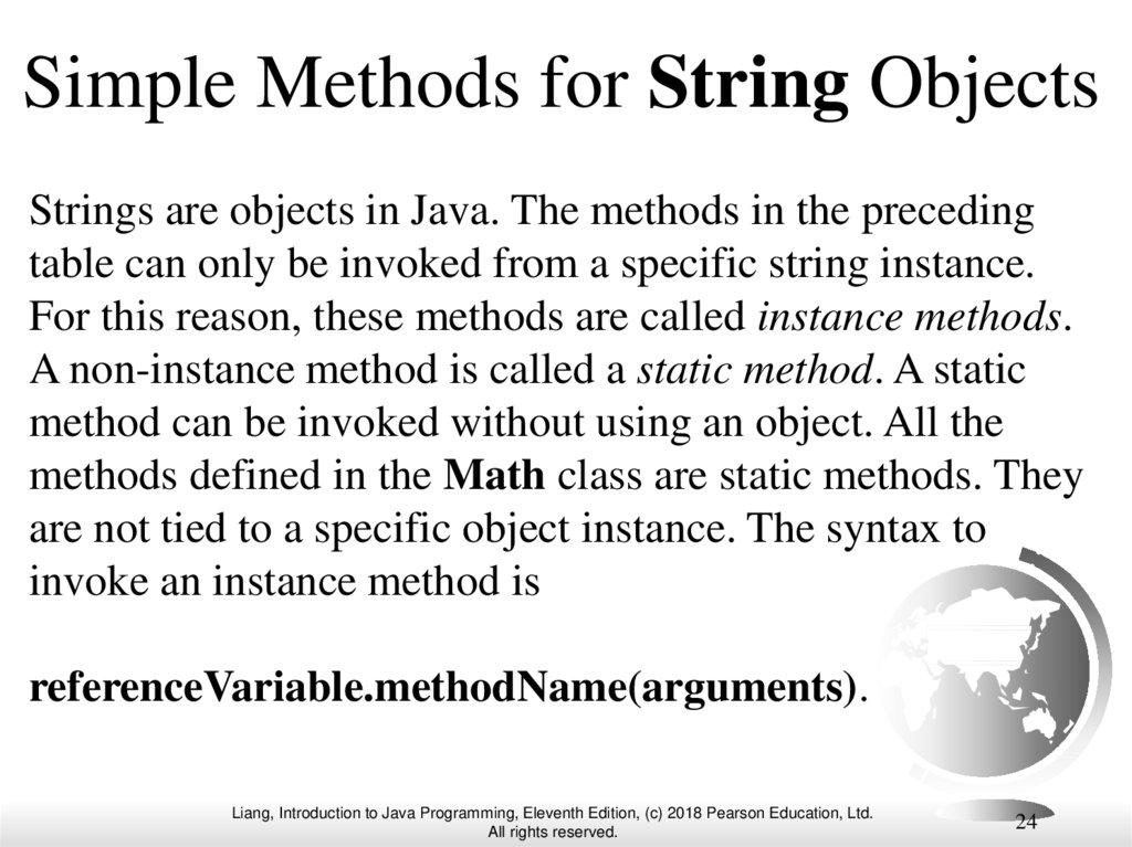 Simple Methods for String Objects