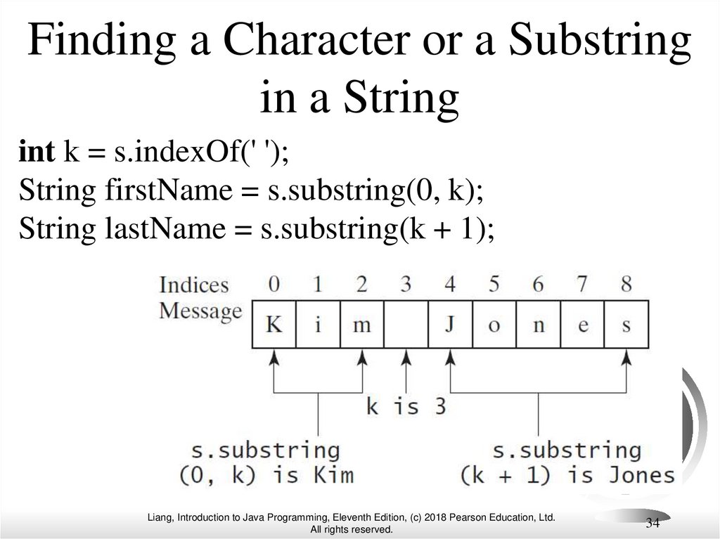 Finding a Character or a Substring in a String