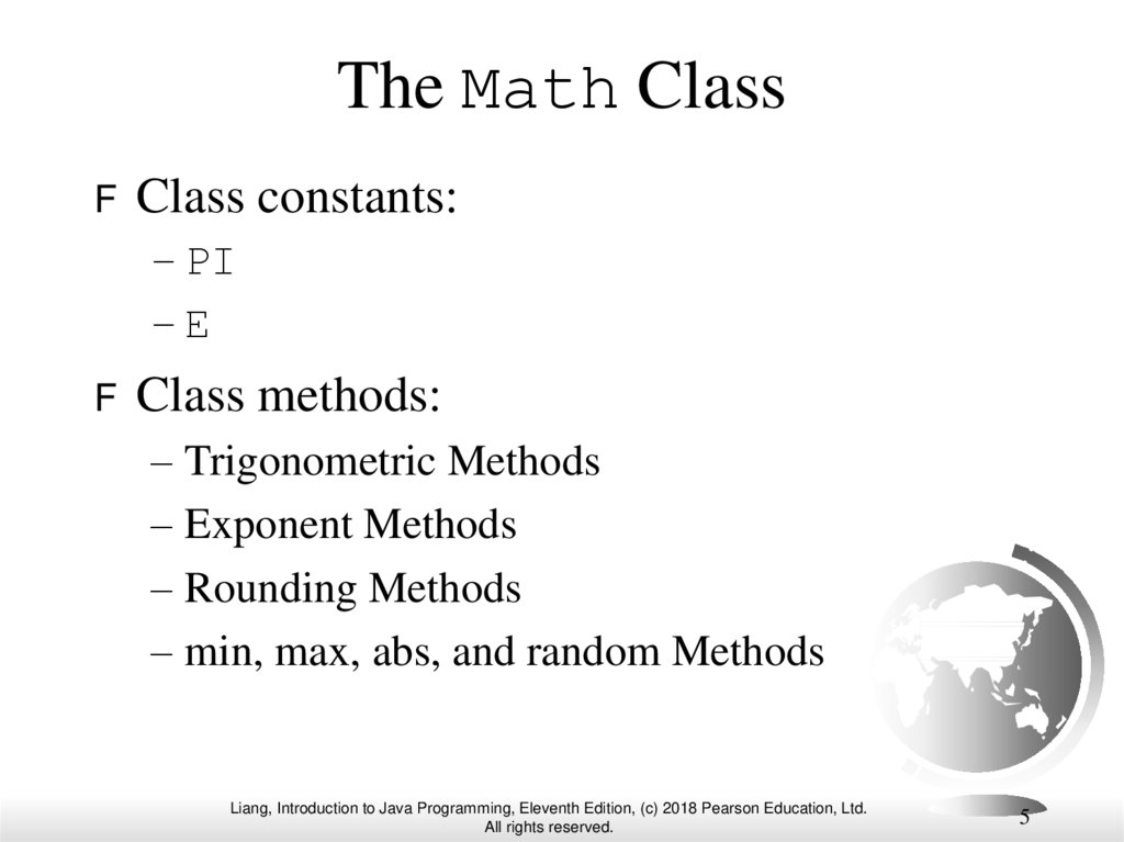 The Math Class
