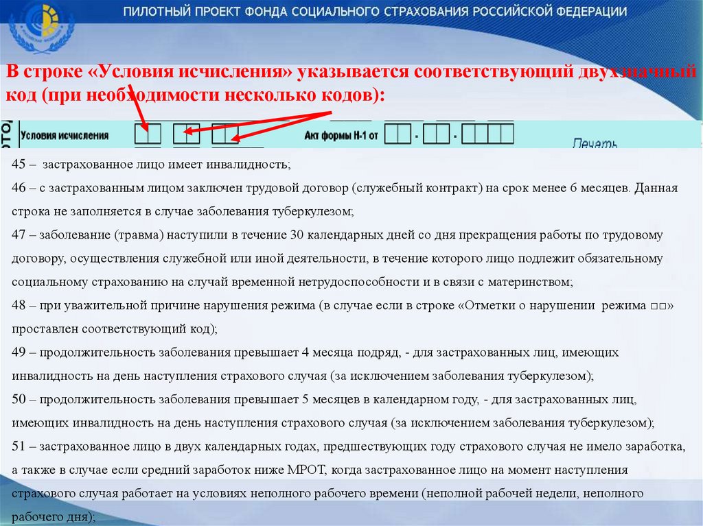 Фсс расшифровка. Условия исчисления. Код пособий. Коды выплат пособий. Условие исчисления пособия.