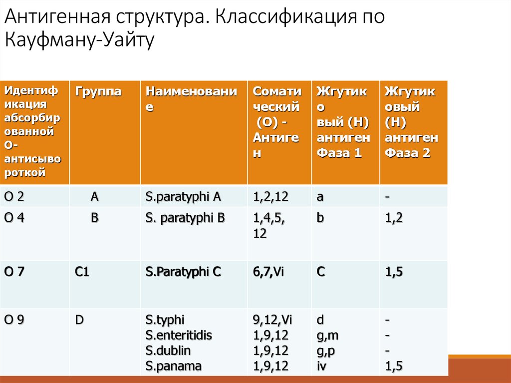 Схема кауфмана уайта