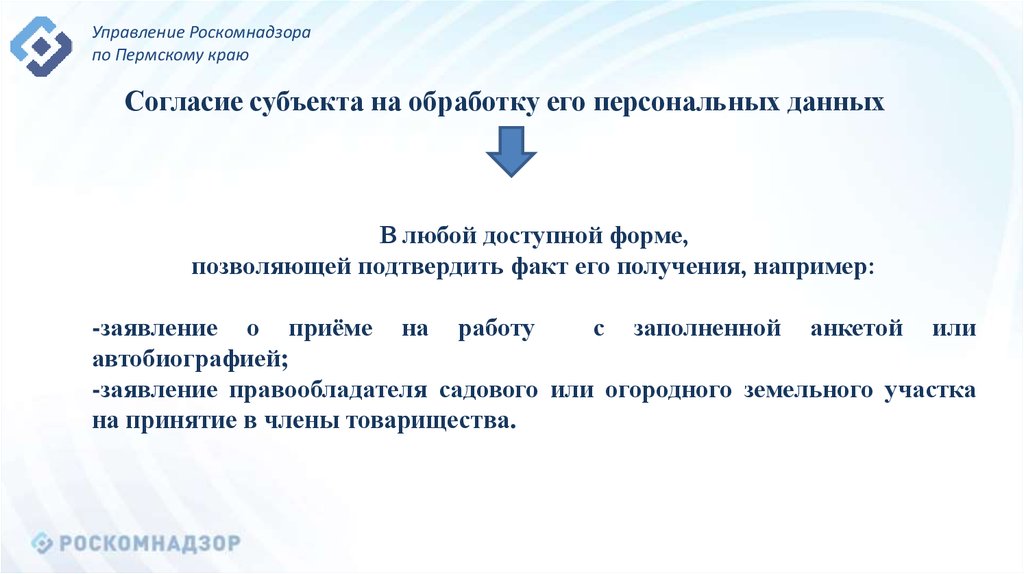 Обработка персональных данных без согласия субъекта. Согласие субъекта.