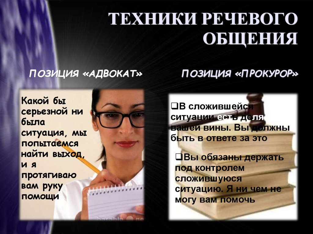 ТЕХНИКИ РЕЧЕВОГО ОБЩЕНИЯ