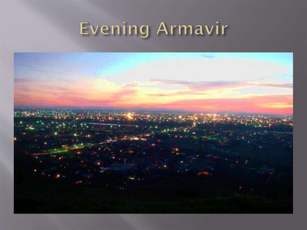 Evening Armavir