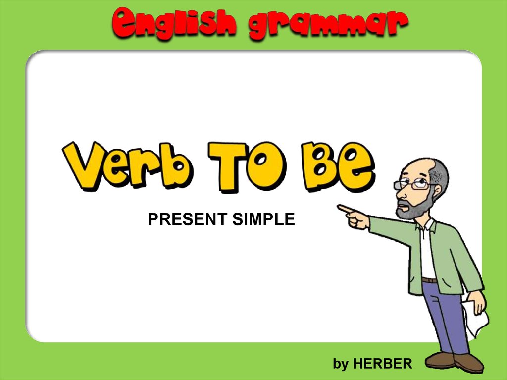 the verb to be presentation