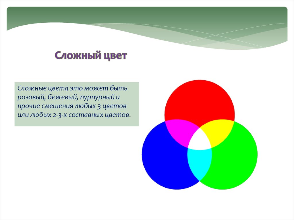 Сложные цвета. Простые и сложные цвета. Сложные цвета цвета. Сложные цвета примеры.