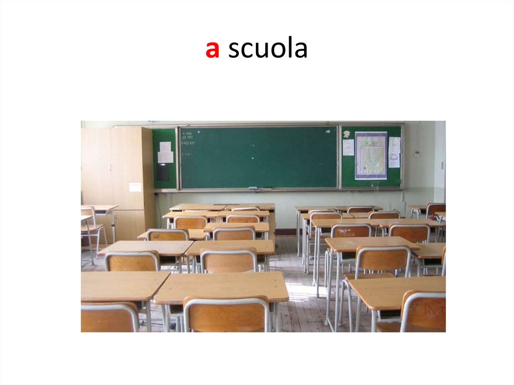 a scuola