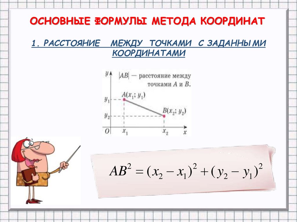 Декартовы координаты на плоскости (решение задач) - презентация онлайн
