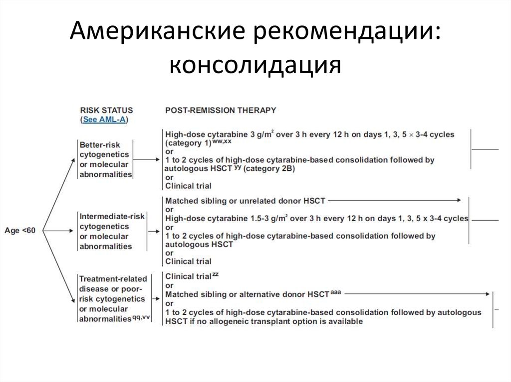 Американские рекомендации: консолидация