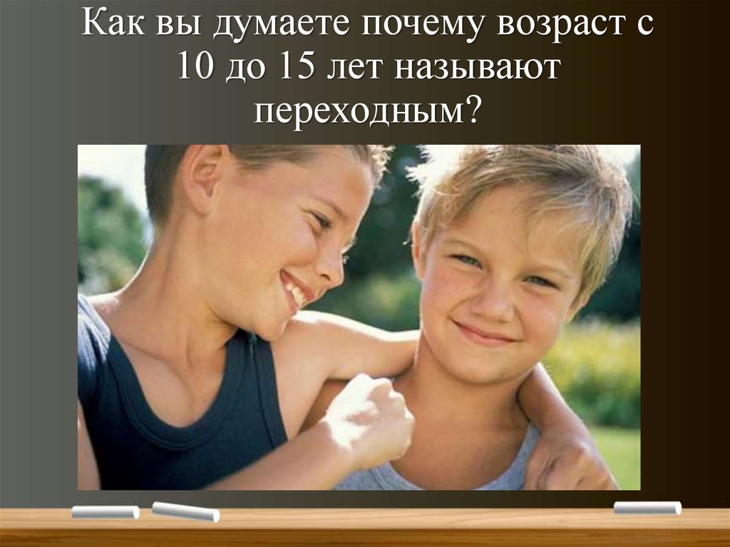 Подростковый возраст - online presentation