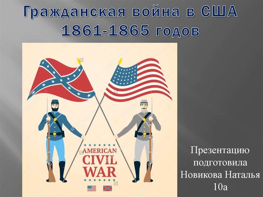 Гражданская война в сша в 1861 1865 презентация