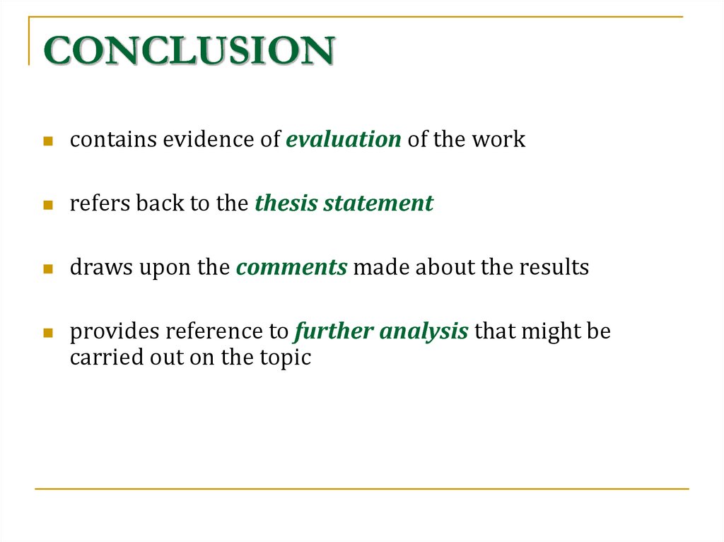 sample research proposal conclusion