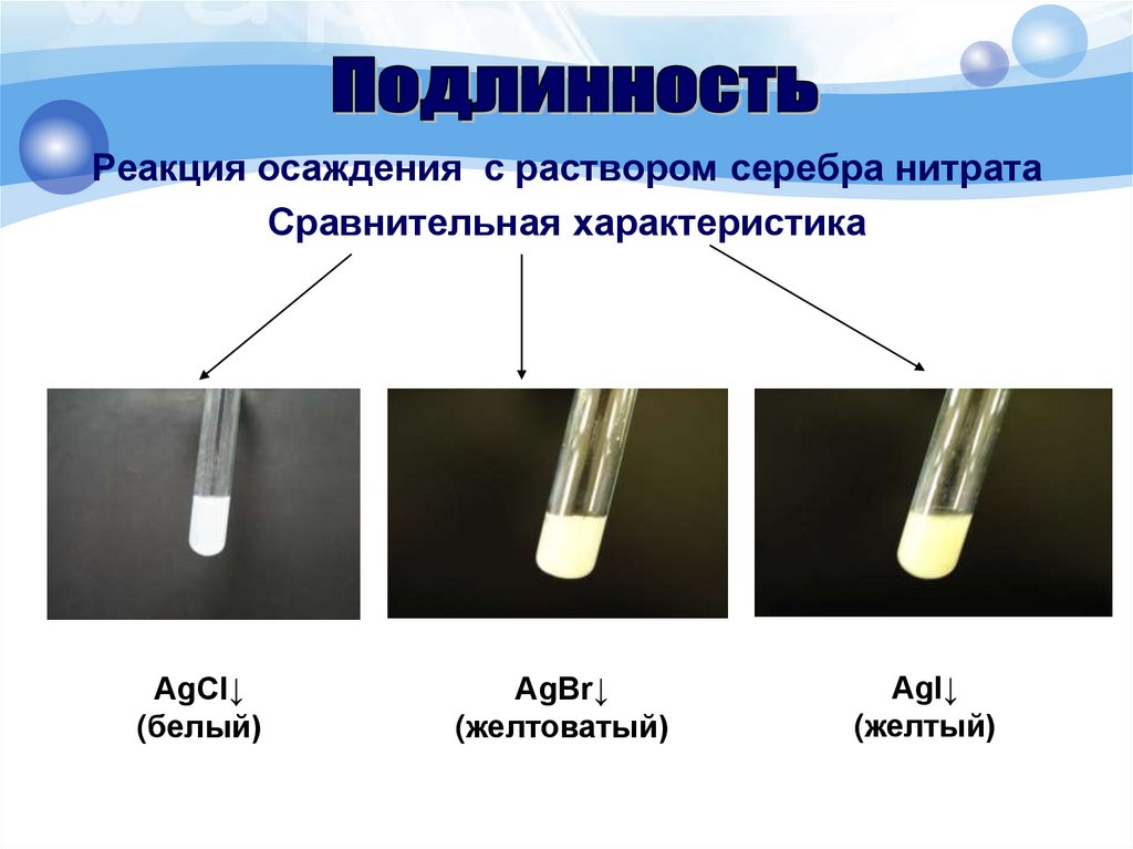 Растворение нитрата серебра