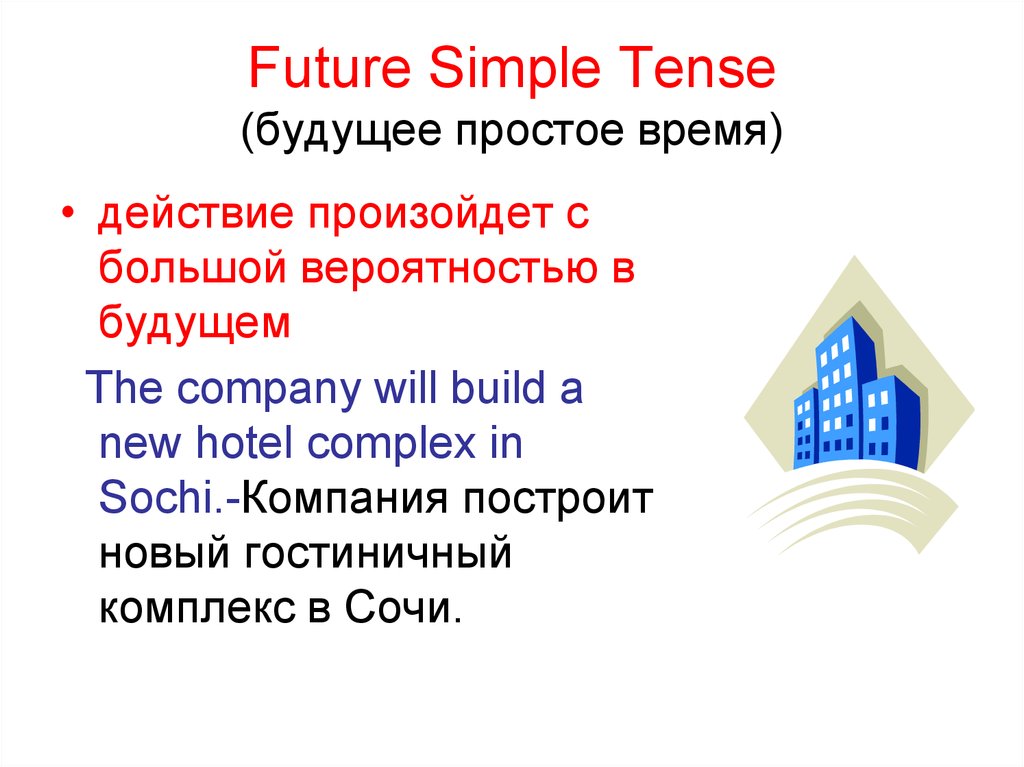 Future Simple Tense (будущее простое время)