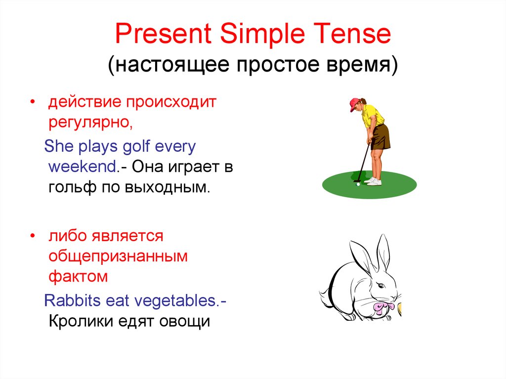 Present Simple Tense (настоящее простое время)