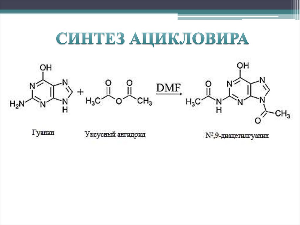 Фармацевтическая химия препарата ацикловир - презентация онлайн
