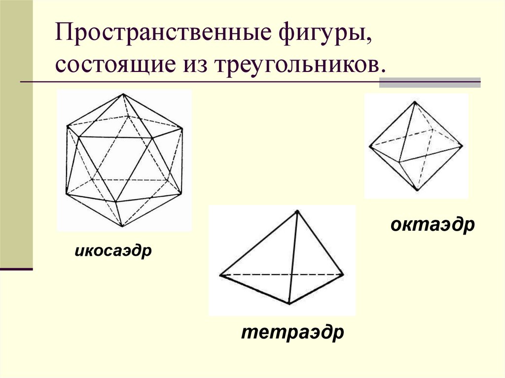 Пространственные фигуры 10 класс. Фигуры состоящие из треугольников. Фигура состоящая из треугольников объемная. Пространственные фигуры 5 класс. Фигура состоящая из тетраэдров.