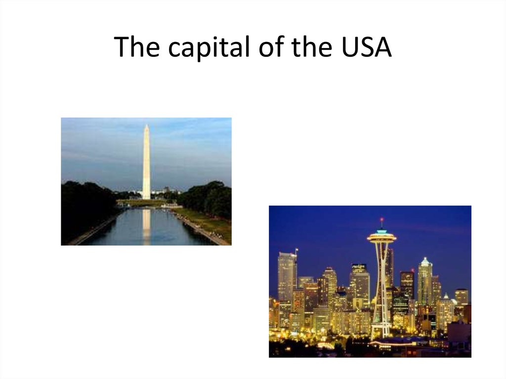 The capital of the USA