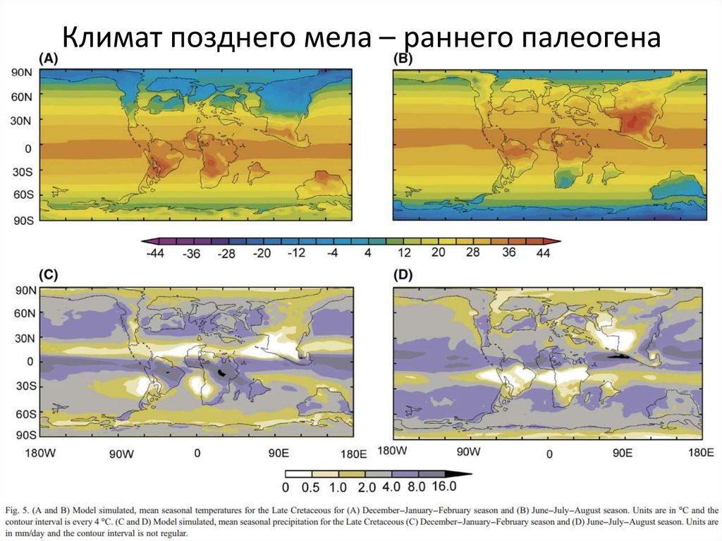 Карта земли юрского периода