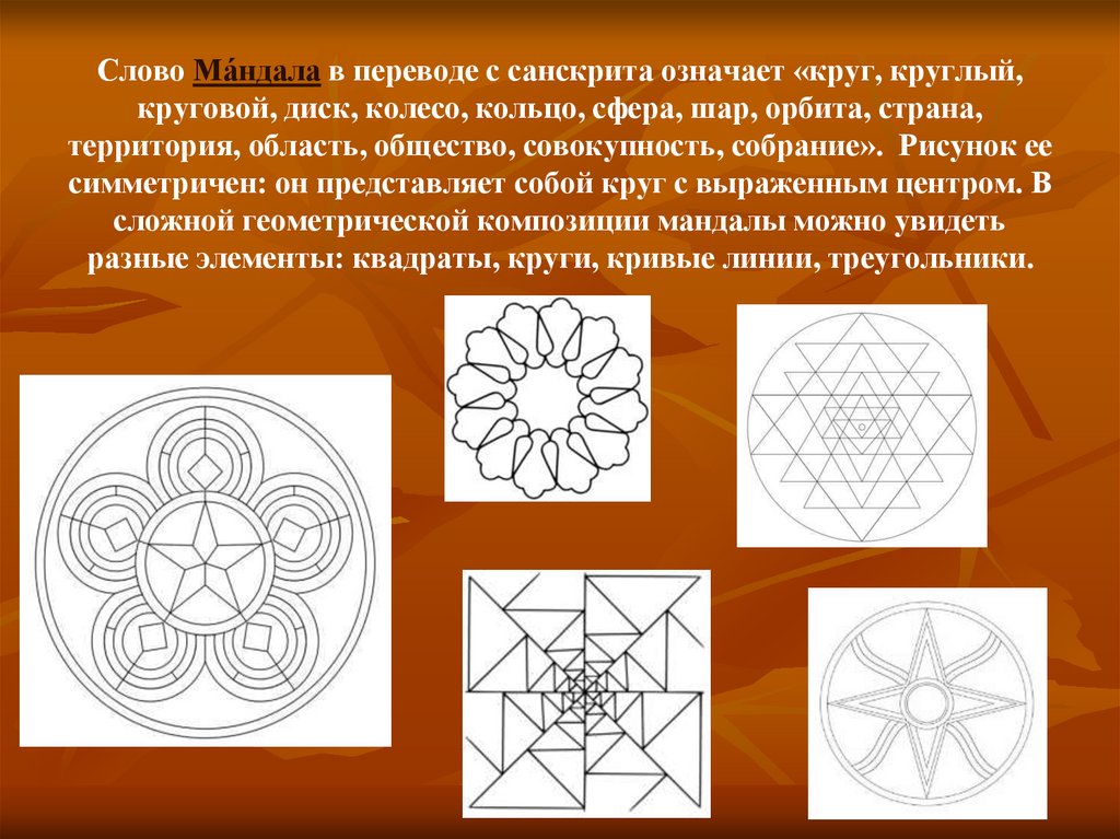 Мандала терапия презентация