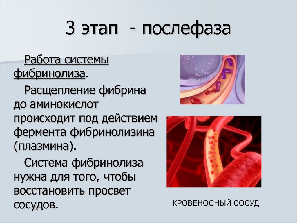 Свертывание происходит благодаря