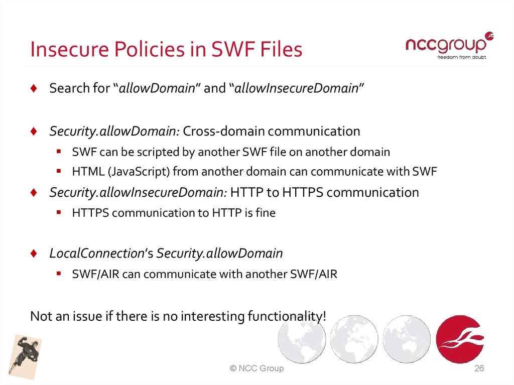 Insecure Policies in SWF Files