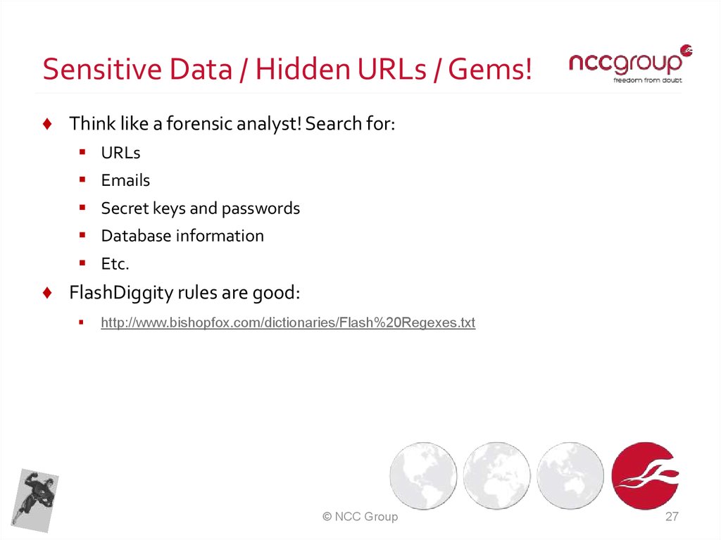 Sensitive Data / Hidden URLs / Gems!