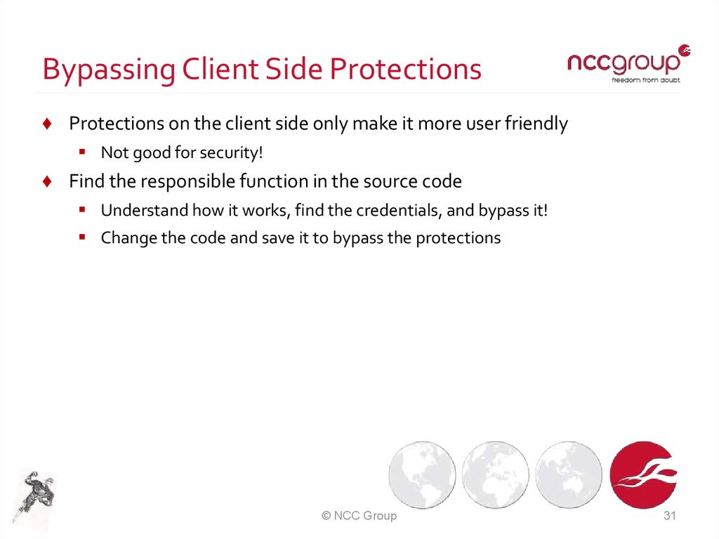 Bypassing Client Side Protections