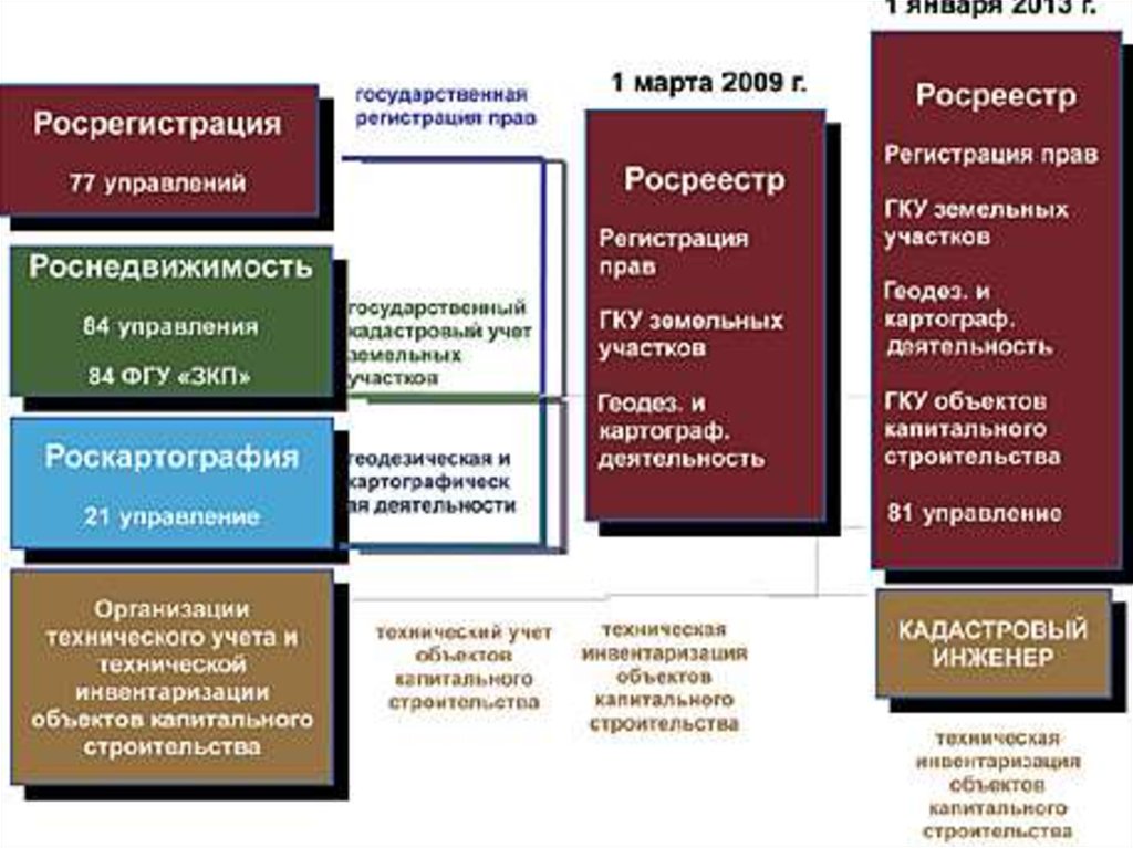 Схема организационной структуры росреестра