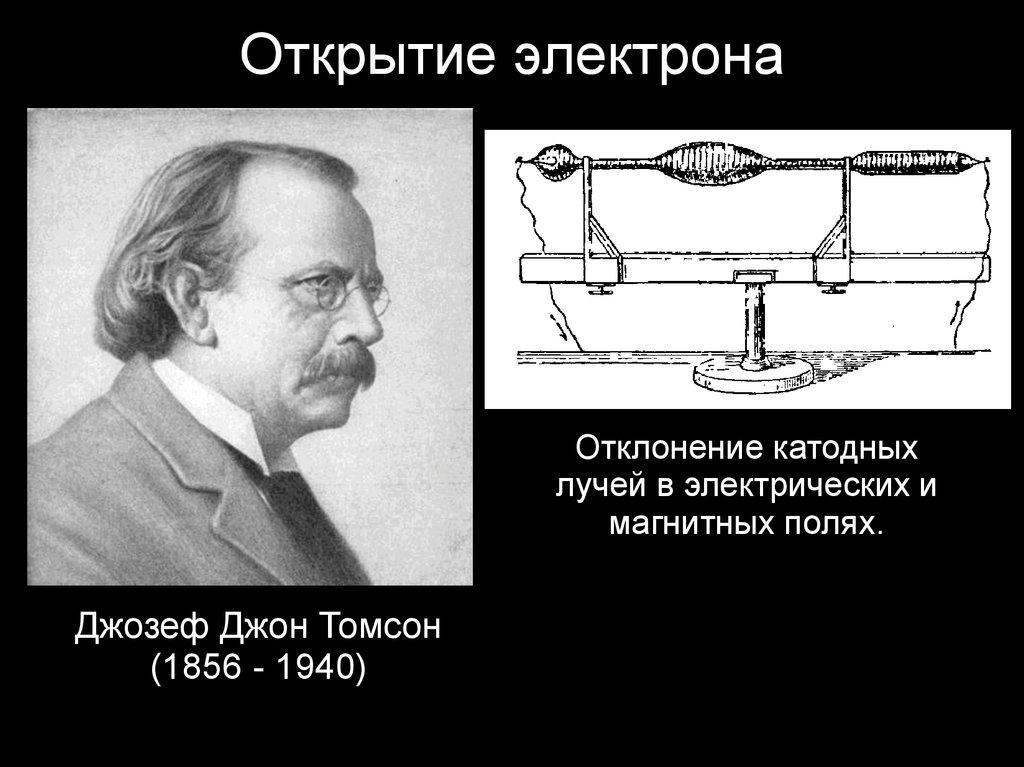 После открытия электрона. Джон Джон Томсон открытие электрона. Томпсон открыл электрон. Открытие катодных лучей 1897 г Дж Томсон.