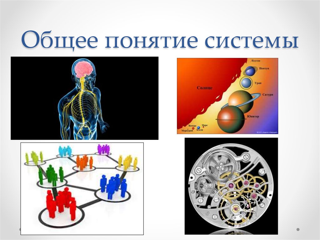 Общее понятие системы