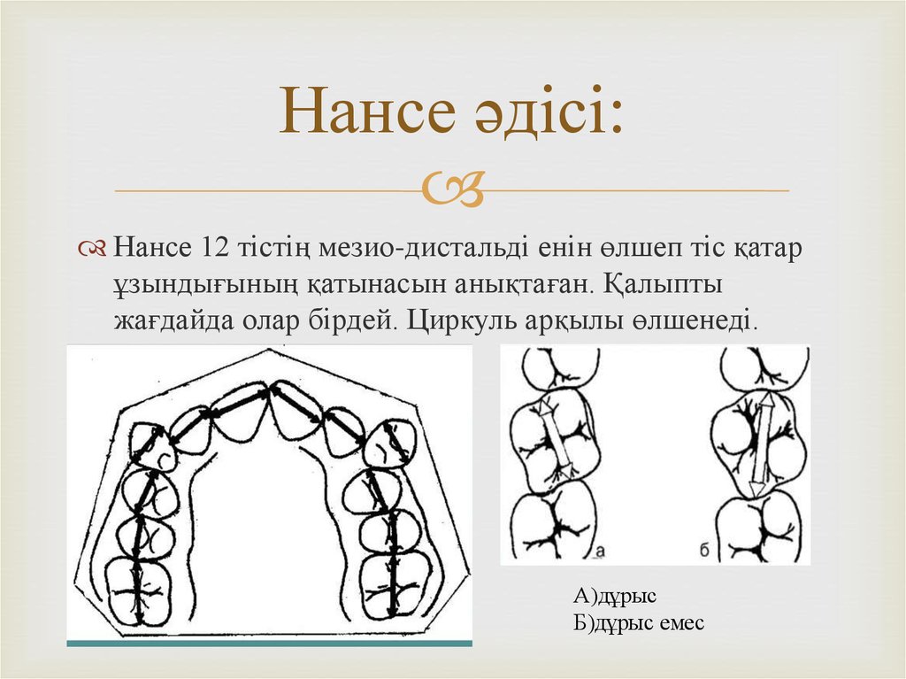 Нансе әдісі: