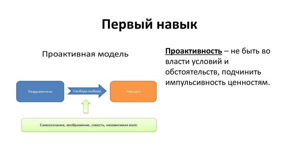 Первый навык