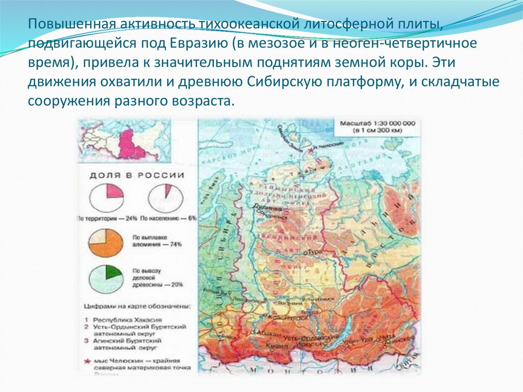 Трудовые ресурсы восточной сибири. Неоген четвертичное время. Ресурсы Восточно Сибирского моря. Какими цифрами на карте указаны поднятия земной коры.