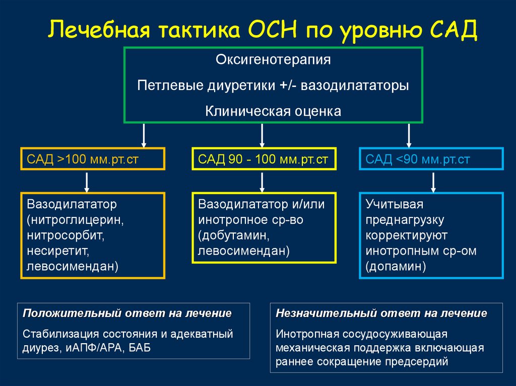 Острая сердечная недостаточность презентация терапия