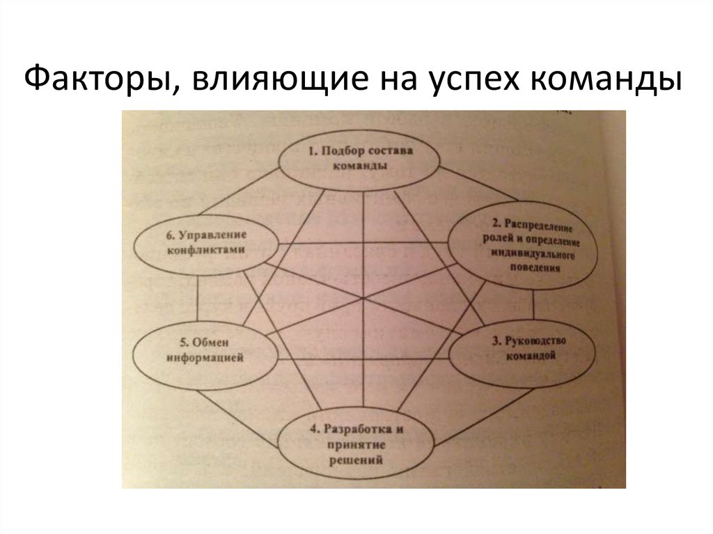 Факторы определяющие принципы формирования команды проекта