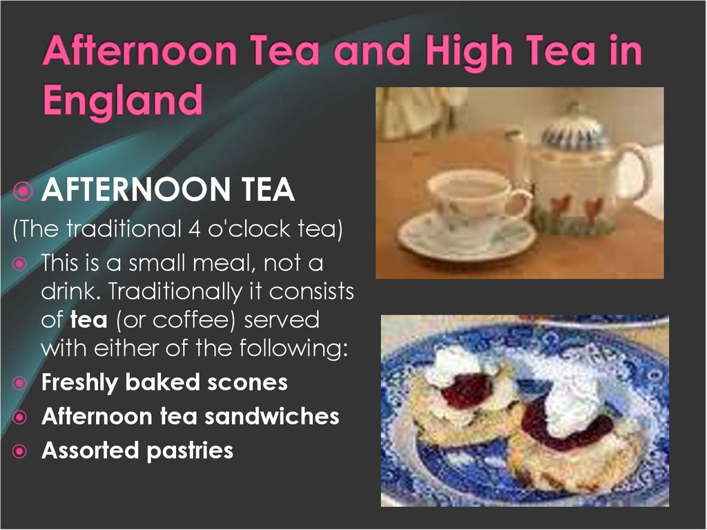 Afternoon Tea and High Tea in England