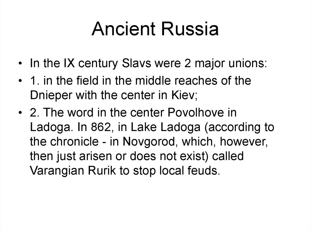 Ancient Russia