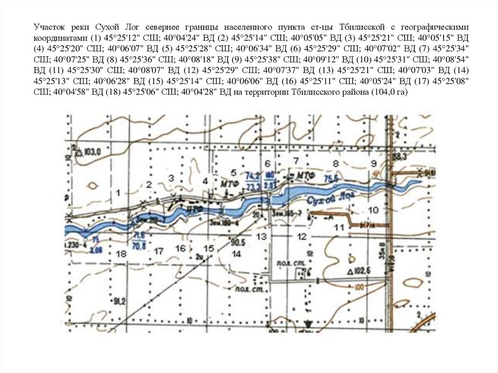 Координаты населенного пункта