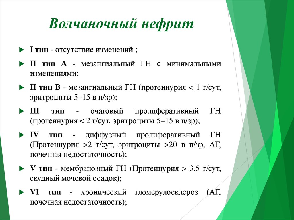 Волчаночный нефрит презентация